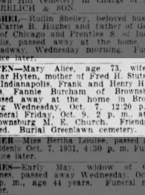 Mary Alice Stutsman
