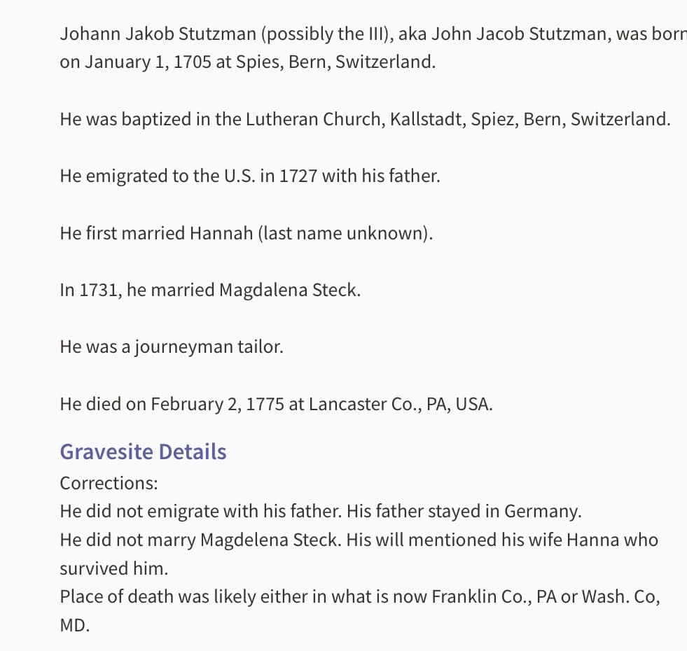 Johann Jakob Stutzman